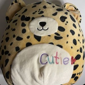 Squishmallow 12" Kylie Cheetah Valentine's Plush Animal Pillow Leopard Cat